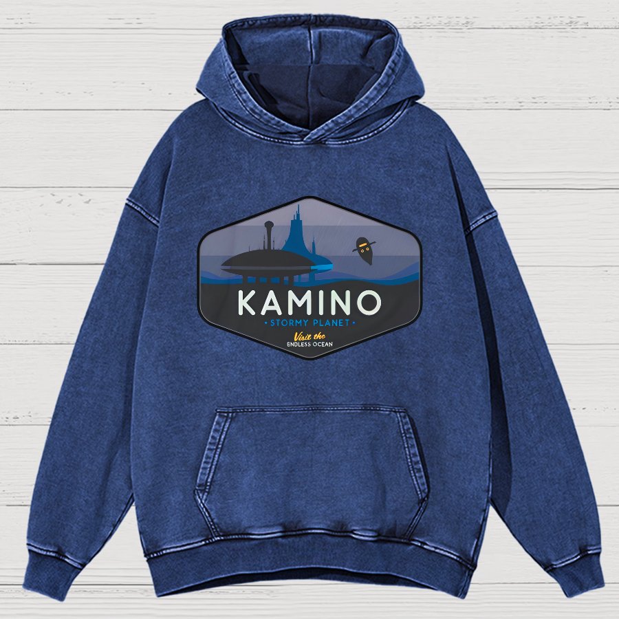Kamino Vintage Distressed Hoodie