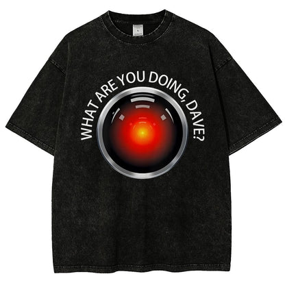 What Are You Doing Dave Vintage Distressed T-shirt