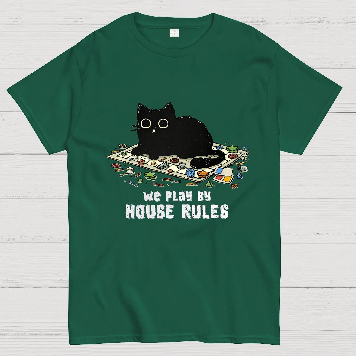 We Play By House Rules Geeky T-Shirt