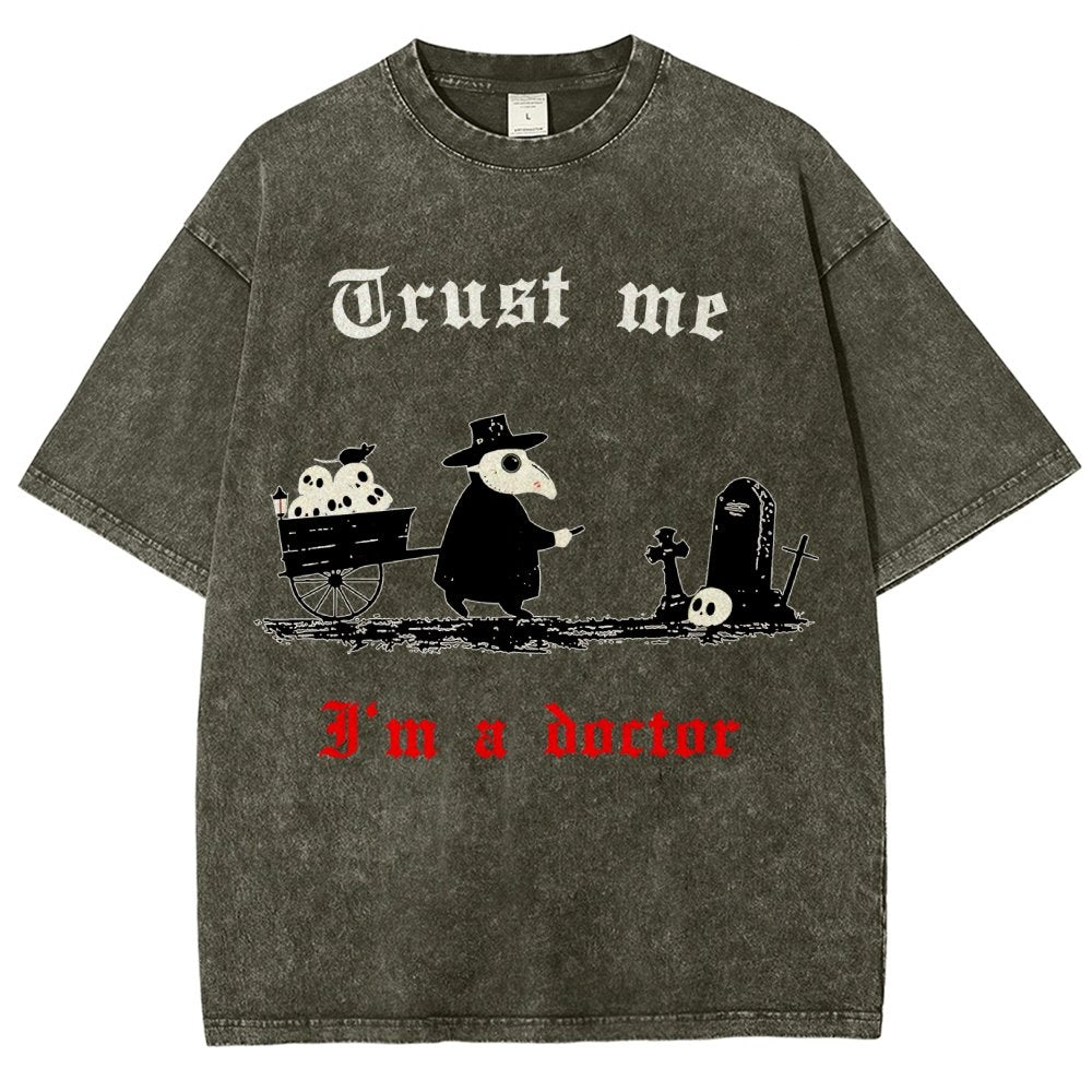 Trust Me I'm A Doctor Vintage Distressed T-shirt