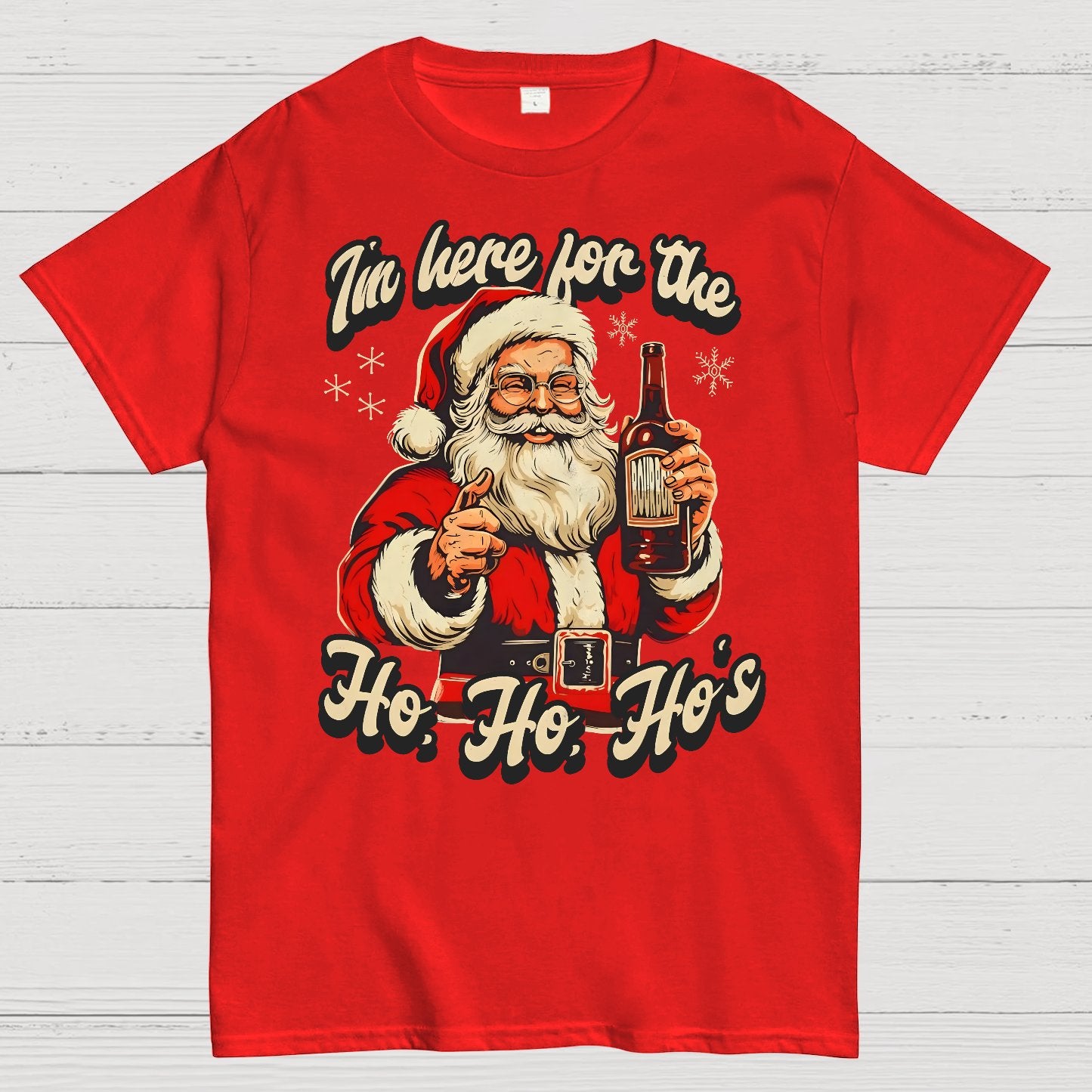 Funny Bourbon Christmas Geek T-Shirt