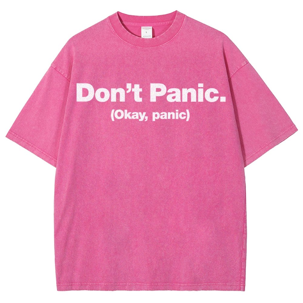 Okay Panic Vintage Distressed T-shirt
