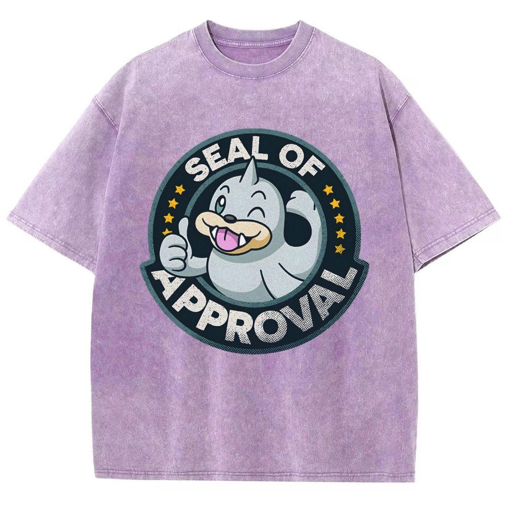 Seal of Approval Vintage Distressed T-shirt