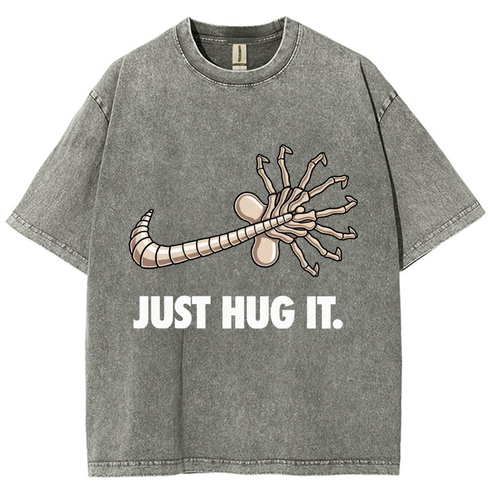 Just hug it Vintage Distressed T-shirt