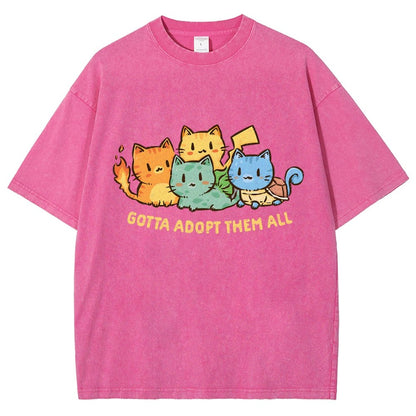 Gotta Collect Them All Vintage Distressed T-shirt