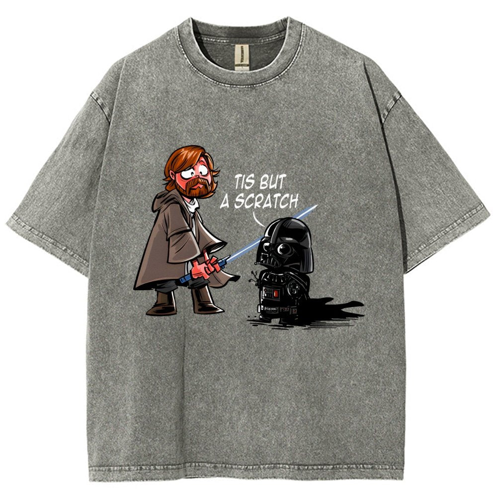 Scratch Clash Tis But A Scratch Vintage Distressed T-shirt