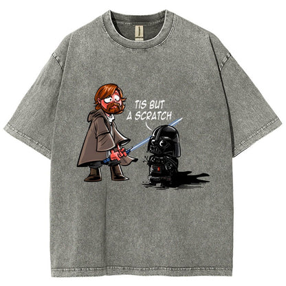 Scratch Clash Tis But A Scratch Vintage Distressed T-shirt