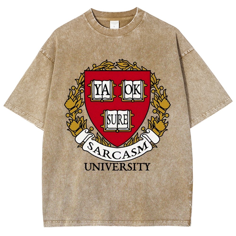 Ivy League Sarcasm Vintage Distressed T-shirt