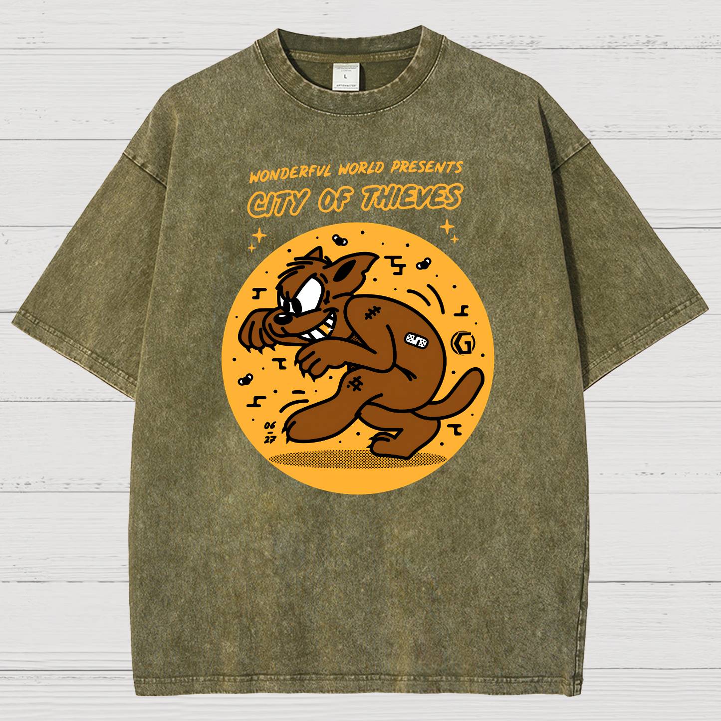 City Of Thieves! Sarcasm Vintage Distressed T-shirt