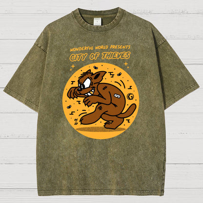 City Of Thieves! Sarcasm Vintage Distressed T-shirt