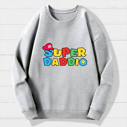 Super Daddio Geek Cotton Sweatshirt