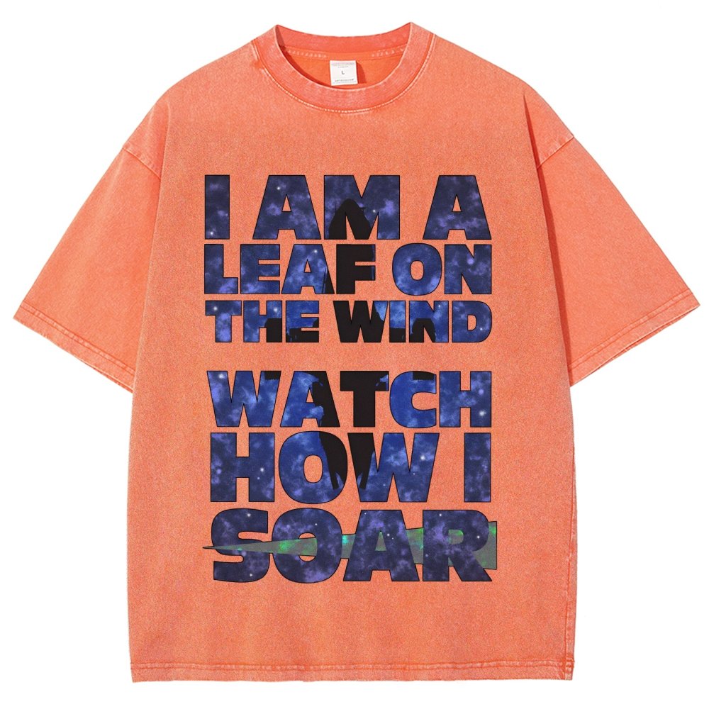 Leaf on the Wind Vintage Distressed T-shirt