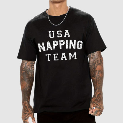 USA Napping Team Unisex Geek T-Shirt