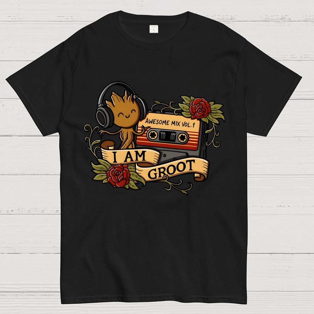 Awesome Mix Tape Tattoo Geek T-Shirt