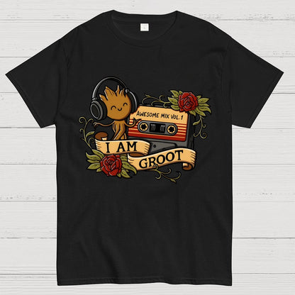 Awesome Mix Tape Tattoo Geek T-Shirt