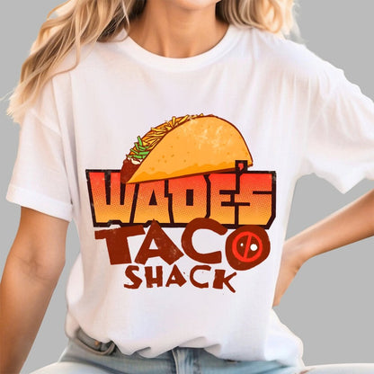 Wade's Taco Shack Geek Cotton T-Shirt
