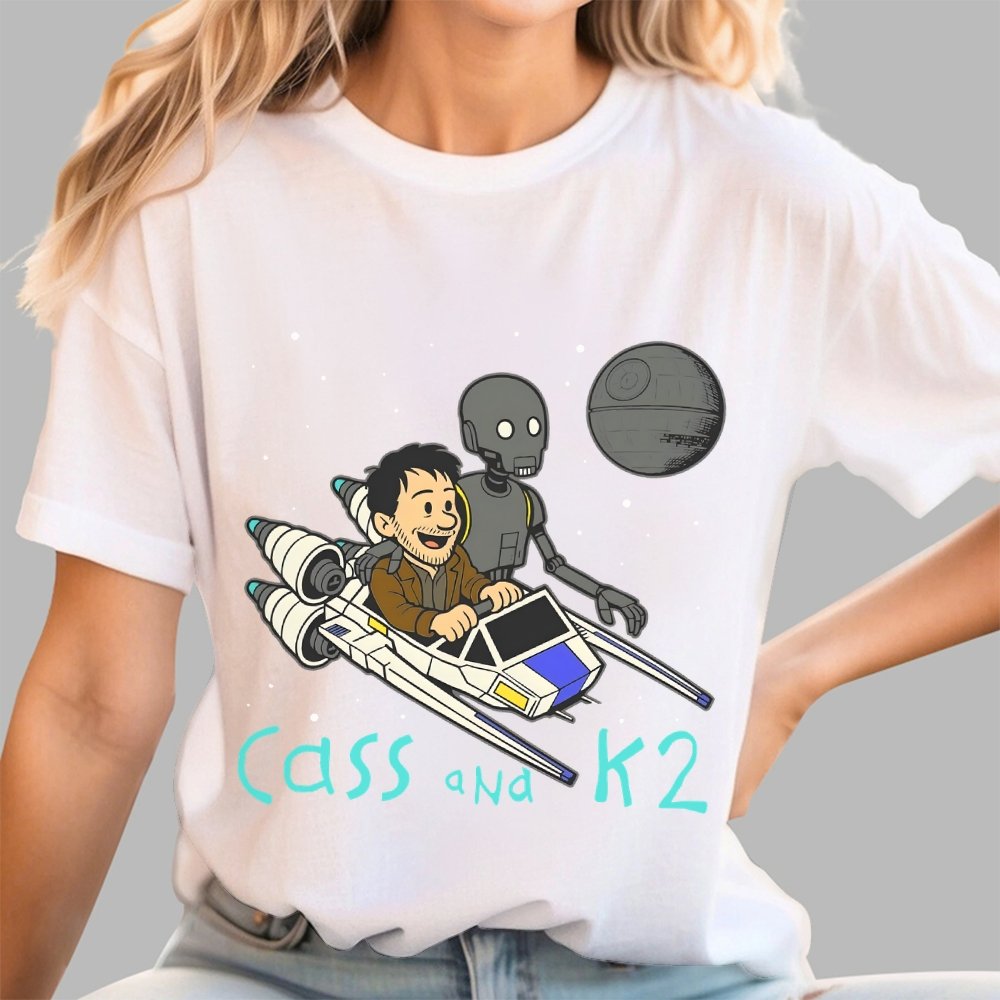 Cass And K2 Geek T-Shirt