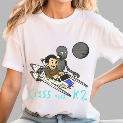 Cass And K2 Geek T-Shirt