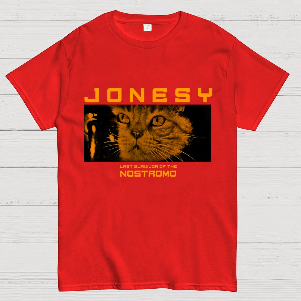Jonesy Nostrocat Space Survivor Geek T-Shirt
