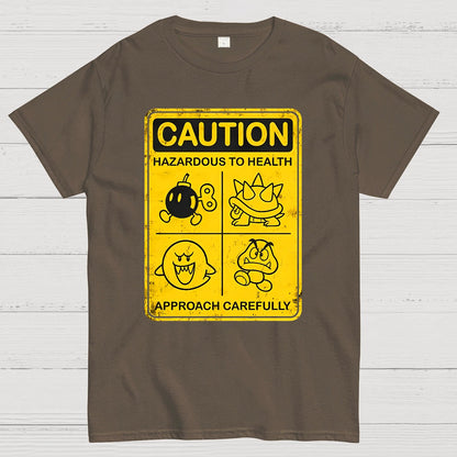 Caution Hazardous To Health Geek T-Shirt
