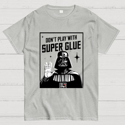 Galaxy Safety Tip Keep away from super glue Geek T-Shirt