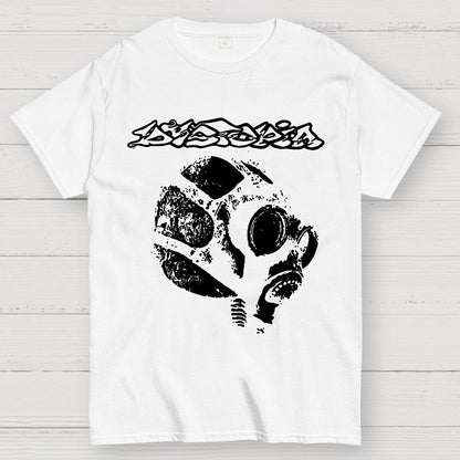 Dystopia - World Gas Mask Back Geek T-Shirt