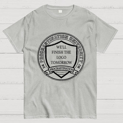 Procrastination University Logo Unisex Geek T-Shirt
