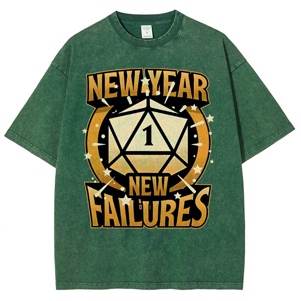 New Year New Failures Vintage Distressed T-shirt