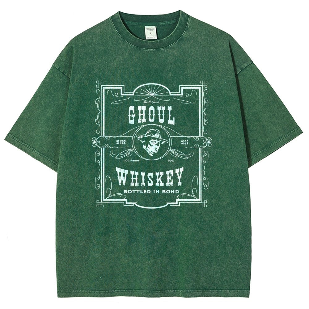 Ghoul Whiskey Vintage Distressed T-shirt