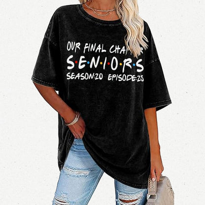 Our Final Chapter Seniors 2025 Vintage Distressed T-shirt