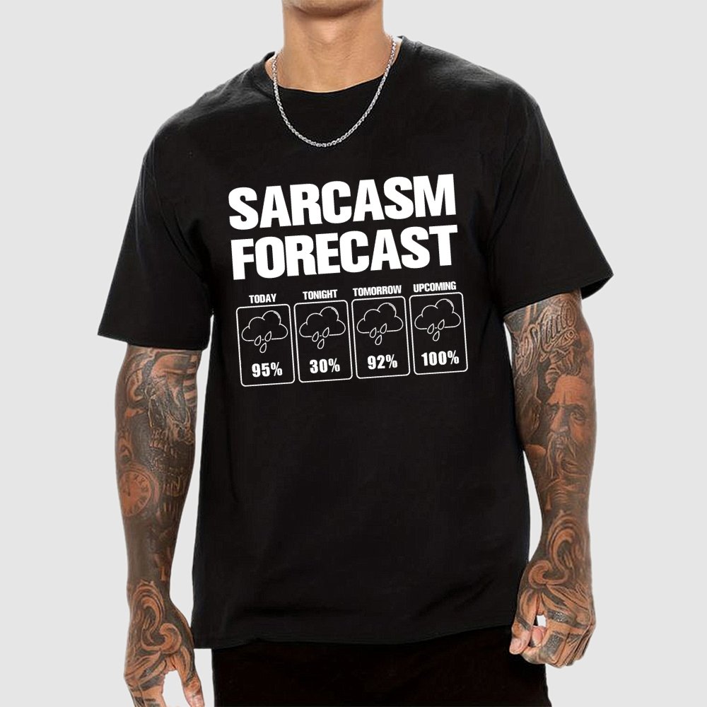 Sarcasm Forecast Geek T-Shirt
