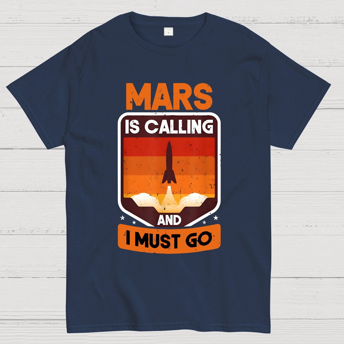 Occupy Mars Planet Mars Is Calling And I Must Go Geek T-Shirt