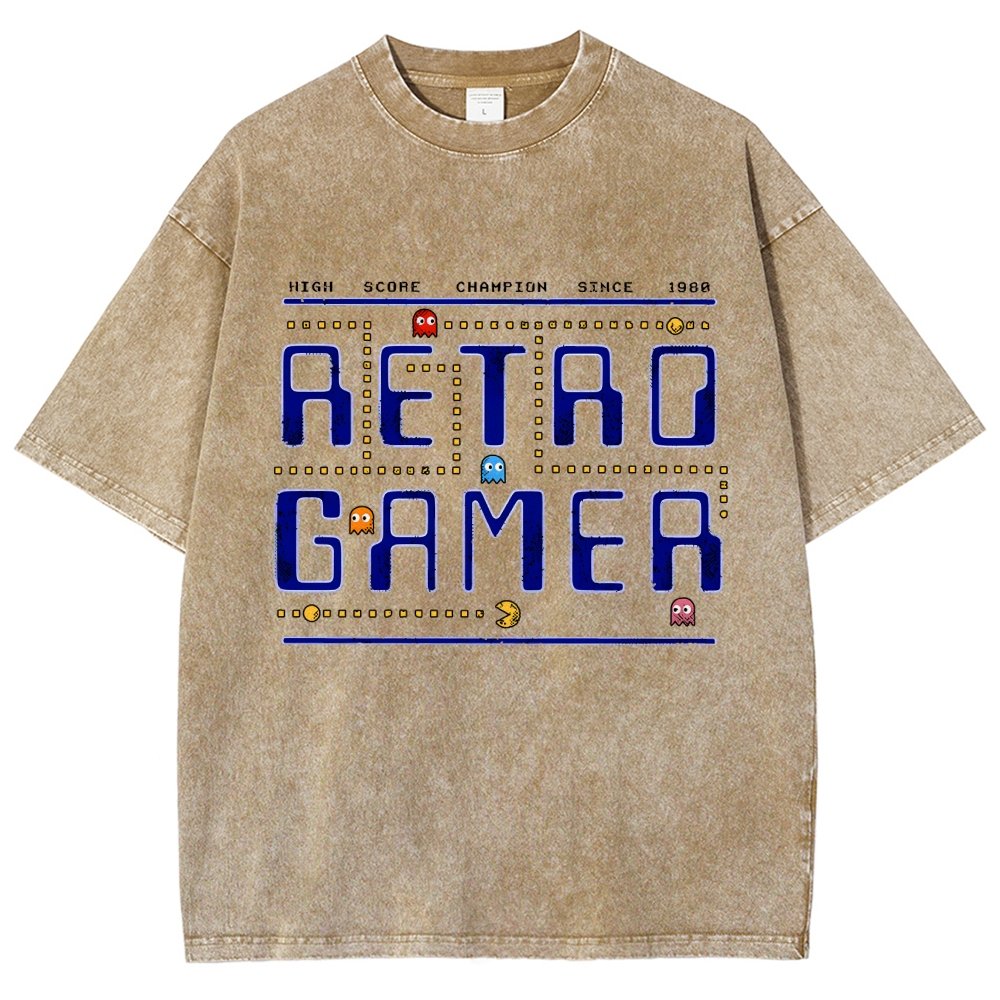 Retro Gamer Vintage Distressed T-shirt
