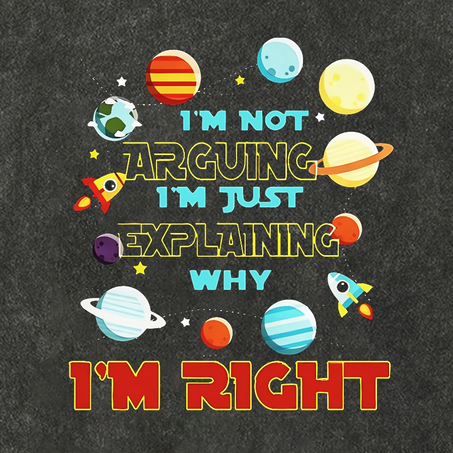 I’m Not Arguing Im Just Explaining Why Im Right Vintage Distressed T-shirt