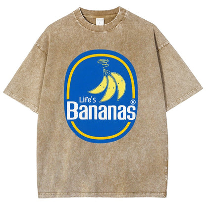 Life's Bananas Vintage Distressed T-shirt