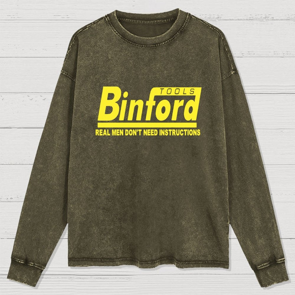 Generic Tools Time Washed Long Sleeve Tee