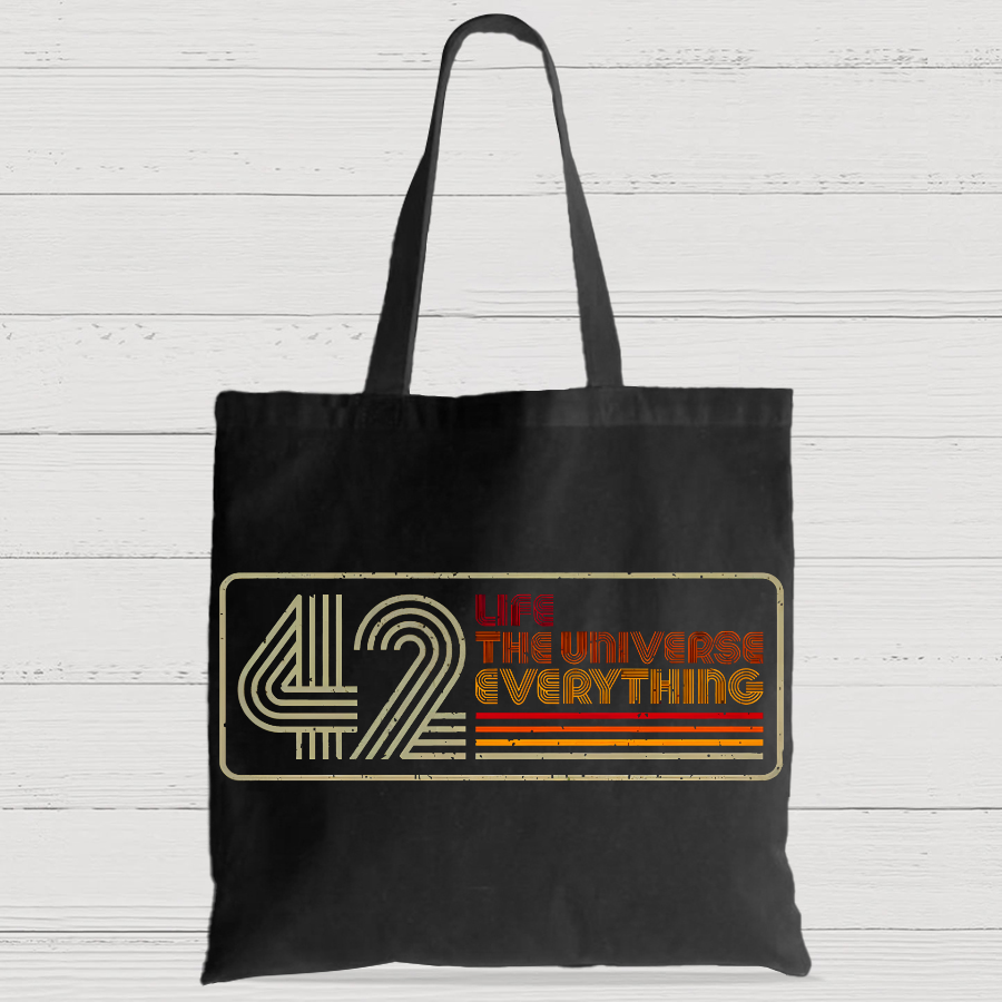 Retro 42 Life Universe Everything Casual Classic Canvas Bag