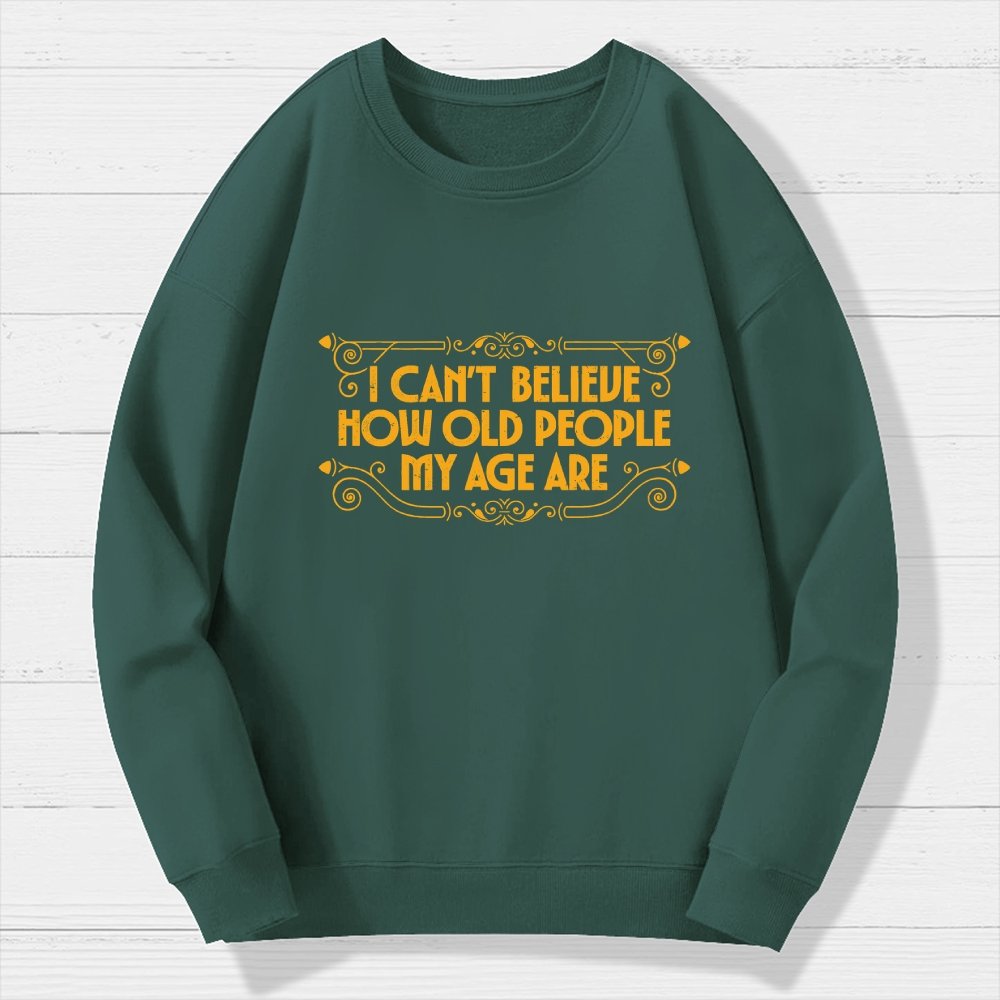 Chronically Young Geek Cotton Sweatshirt