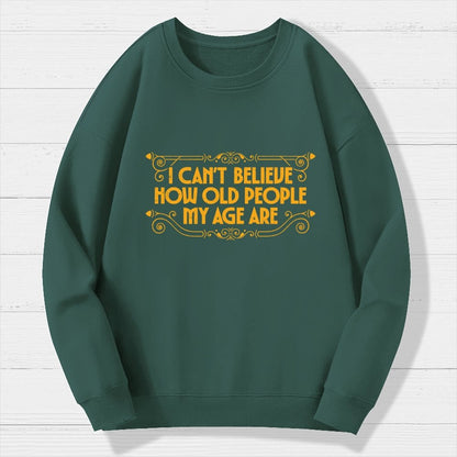 Chronically Young Geek Cotton Sweatshirt