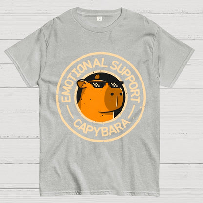 Emotional Support Capybara Geek T-Shirt