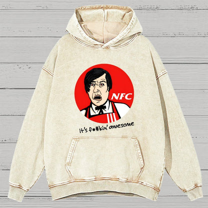 Not Fried Chicken Vintage Distressed Hoodie
