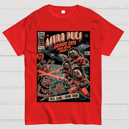 Astro Pugs Geek T-Shirt