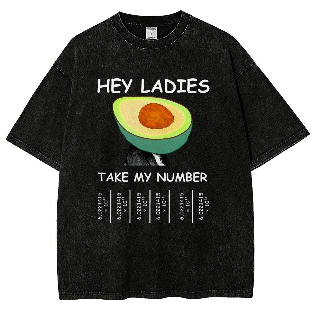 Avocadro - Funny Avogadro's Number Vintage Distressed T-shirt