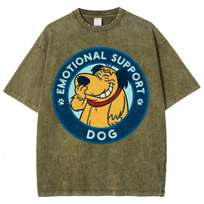 Dog Support or not Vintage Distressed T-shirt