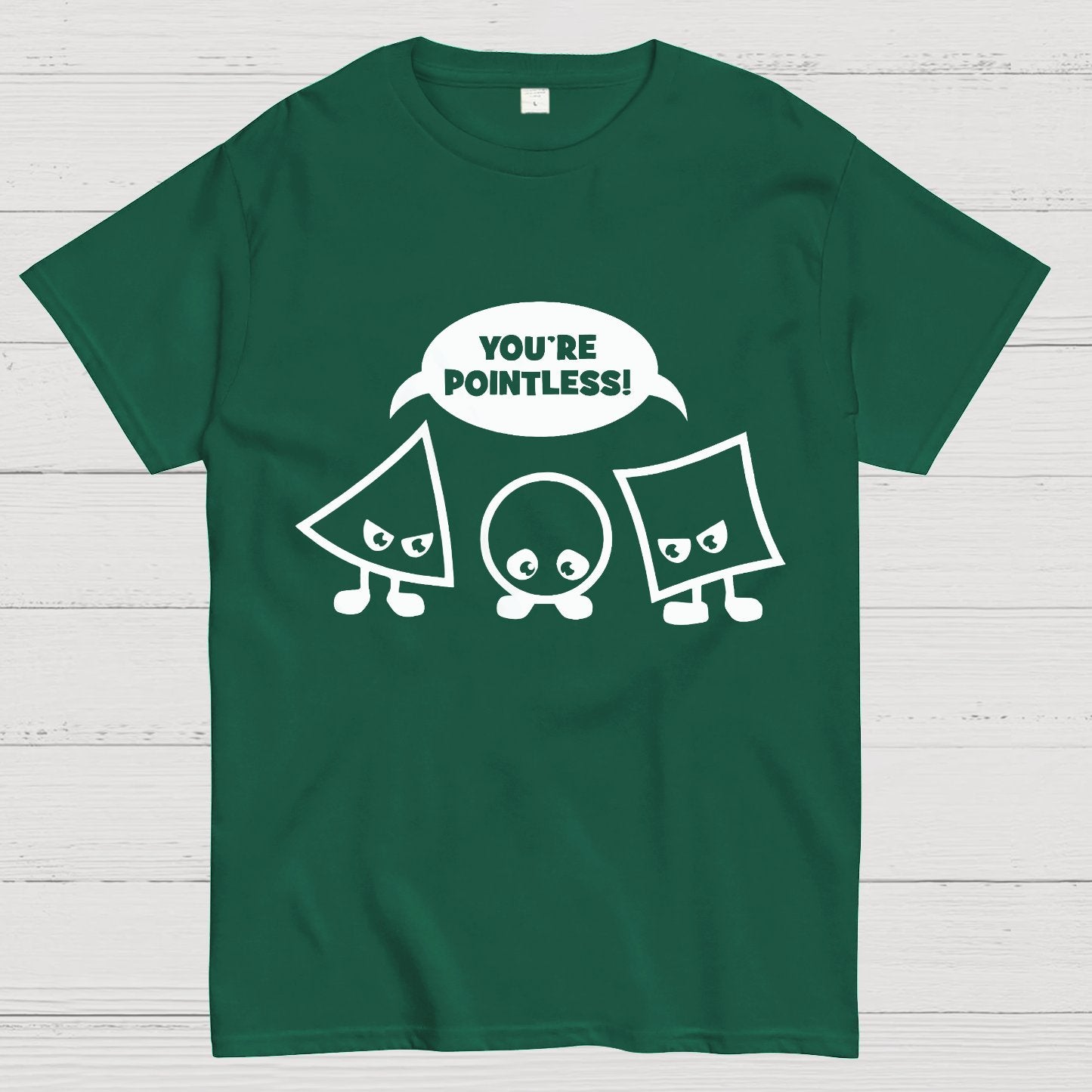 Geek Math Science School Nerd You're Pointless Geeky T-Shirt