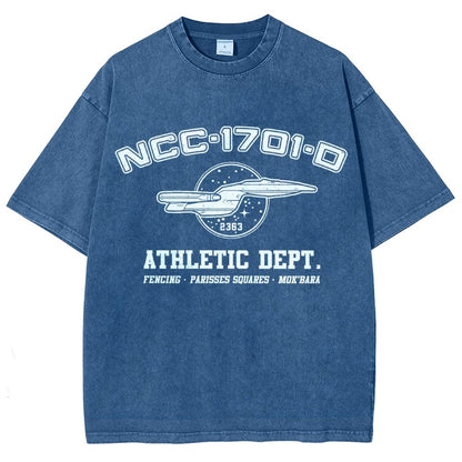 Space Athletic A New Generations Vintage Distressed T-shirt