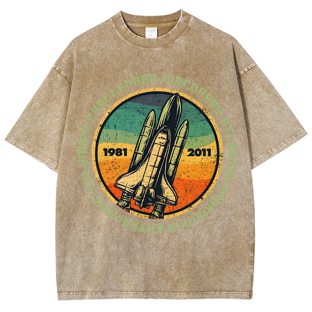 Through Hardship To The Stars Vintage Distressed T-shirt