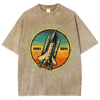 Through Hardship To The Stars Vintage Distressed T-shirt