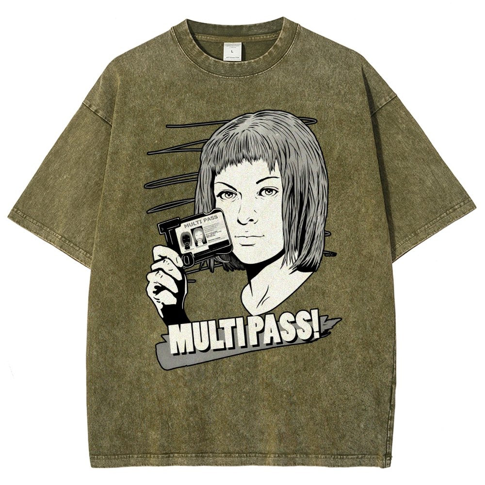 MULTIPASS! Vintage Distressed T-shirt