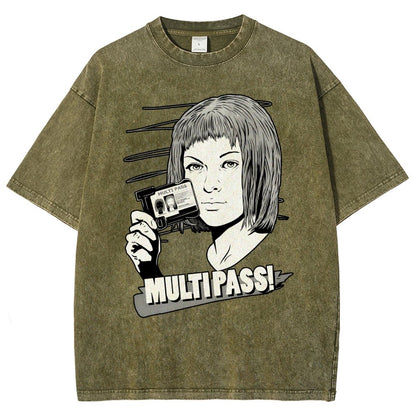 MULTIPASS! Vintage Distressed T-shirt